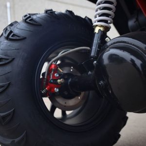 400cc GVX Gas Golf Cart UTV 4x4 With Rear Flip Seat Street Legal Light Package All Wheel Drive - BLACK - Image 18