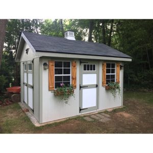 EZ-Fit Sheds Riverside 10 ft. W x 12 ft. D Wood Storage Shed