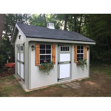 EZ-Fit Sheds Heritage 14 ft. W x 10 ft. D Wooden Horizontal Storage Shed - Image 9