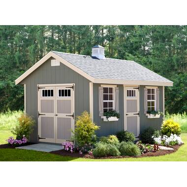EZ-Fit Sheds Heritage 14 ft. W x 10 ft. D Wooden Horizontal Storage Shed - Image 7