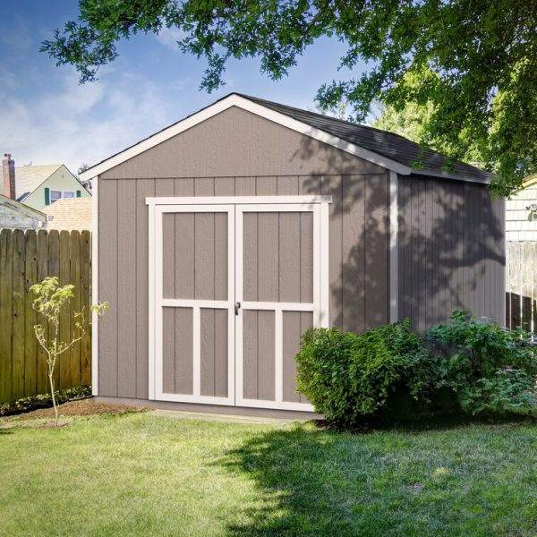 Handy Home Rookwood 10 ft. W x 14 ft. D Solid + Manufactured Wood Storage Shed with Floor
