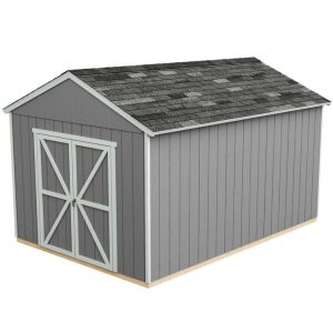 Handy Home Rookwood 10 ft. W x 14 ft. D Solid + Manufactured Wood Storage Shed with Floor - Image 4