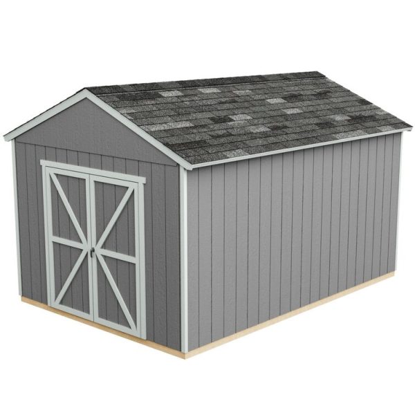 Handy Home Rookwood 10 ft. W x 14 ft. D Solid + Manufactured Wood Storage Shed with Floor - Image 4