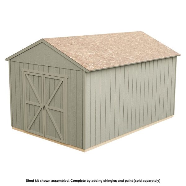 Handy Home Rookwood 10 ft. W x 14 ft. D Solid + Manufactured Wood Storage Shed with Floor - Image 6