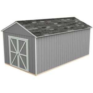 Handy Home Rookwood 10 ft. W x 18 ft. D Solid + Manufactured Wood Storage Shed with Floor - Image 5