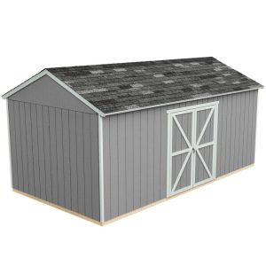 Handy Home Rookwood 10 ft. W x 18 ft. D Solid + Manufactured Wood Storage Shed with Floor - Image 6