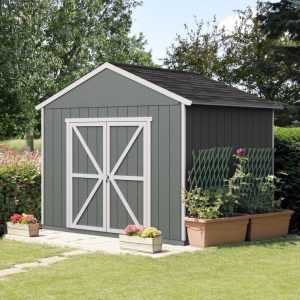 Handy Home Rookwood 10 ft. W x 8 ft. D Solid + Manufactured Wood Storage Shed