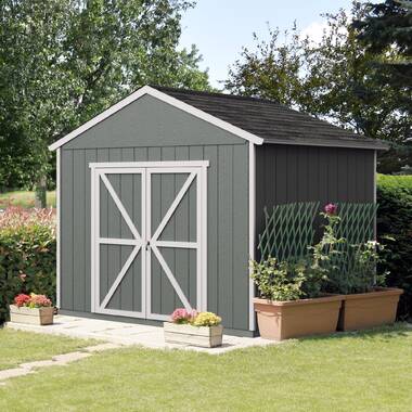 Handy Home Avondale 10 ft. W X 8 ft. D Solid + Manufactured Wood Storage Shed - Image 7