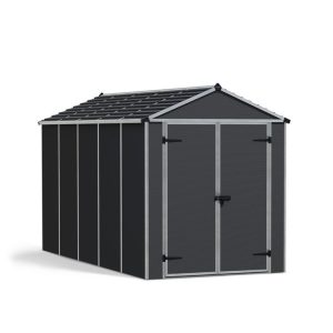 Canopia by Palram Rubicon 6 ft. W X 12 ft. D Aluminum Storage Shed