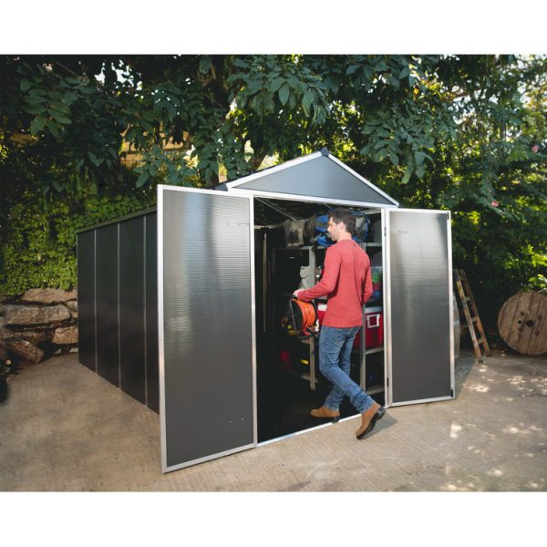 Canopia by Palram Rubicon 6 ft. W X 12 ft. D Aluminum Storage Shed - Image 2