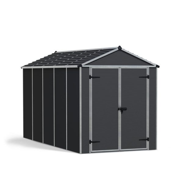 Canopia by Palram Rubicon 6 ft. W X 12 ft. D Aluminum Storage Shed