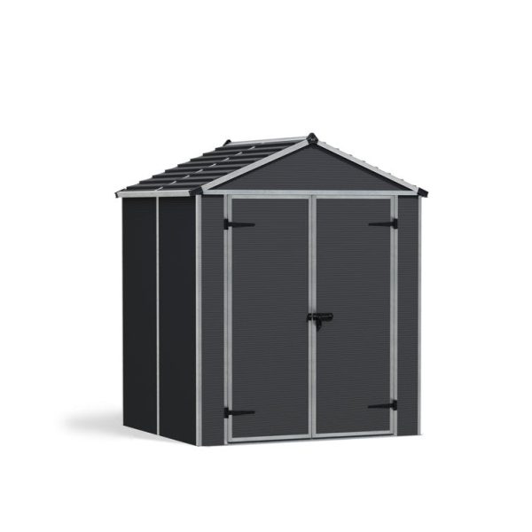 Canopia by Palram Rubicon 6 ft. W x 5 ft. Polycarbonate Storage Shed
