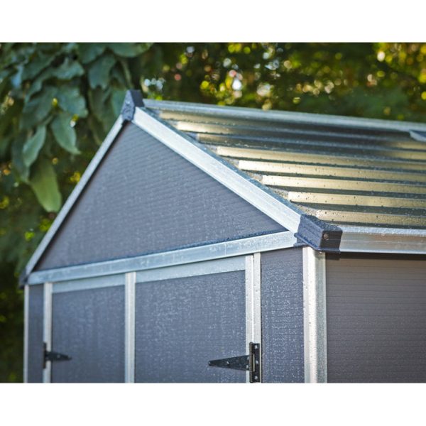Canopia by Palram Rubicon 6 ft. W x 5 ft. Polycarbonate Storage Shed - Image 3