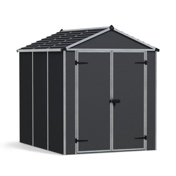 Canopia by Palram Rubicon 6 ft. W x 8 ft. D Aluminum Storage Shed