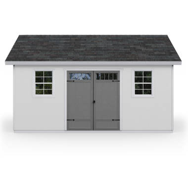 Handy Home Beachwood 10 ft. W x 12 ft. D Manufactured Wood Storage Shed with Floor - Image 4