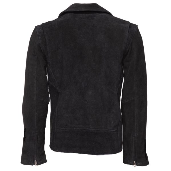 Silva’s Black Suede Leather jacket - Image 2