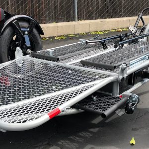 Single Ride-Up SRL Stand-Up™ Motorcycle Trailer - Image 16