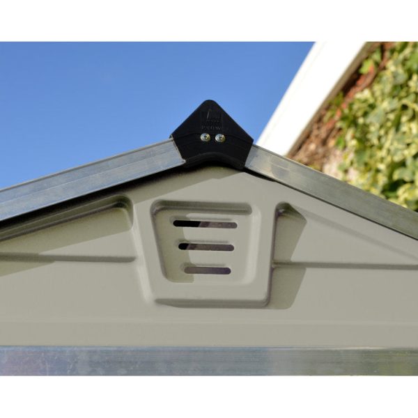 Canopia by Palram SkyLight 4 ft W x 6 ft D Polycarbonate Shed – Tan