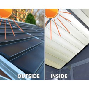 Canopia by Palram SkyLight 4 ft W x 6 ft D Polycarbonate Shed – Tan - Image 8