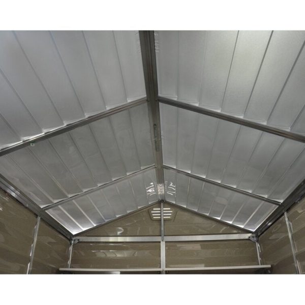 Canopia by Palram SkyLight 7 ft. 8 in. W x 12 ft. 4 in. D Plastic Storage Shed - Image 9