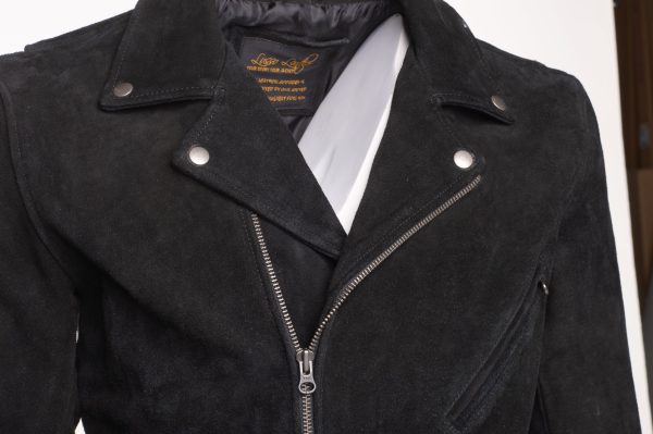 Silva’s Black Suede Leather jacket - Image 3