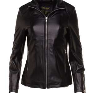 Jude’s black leather jacket - Image 4