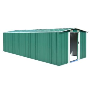 VidaXL Outdoor Storage Shed Garden Shed Metal Storage Backyard Patio Shed