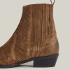 Fion brown suede boots for women - Image 3