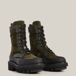 Bexley brown leather suede boots for women - Image 4