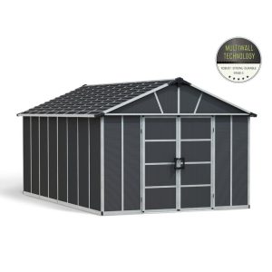 Canopia by Palram Yukon 11 ft. W x 17 ft. D Plastic Storage Shed - Image 3