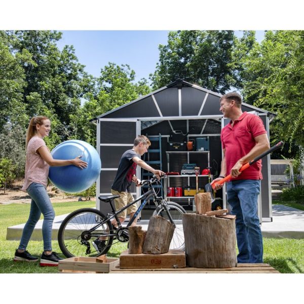 Canopia by Palram Yukon 11 ft. W x 17 ft. D Plastic Storage Shed - Image 2