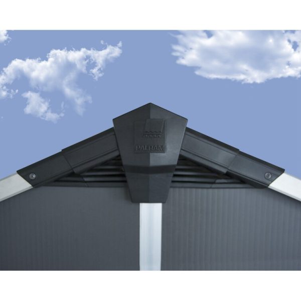 Canopia by Palram Yukon 11 ft. W x 17 ft. D Plastic Storage Shed - Image 8