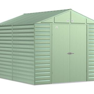 Arrow 10×12 Select Metal Shed Kit – Sage Green