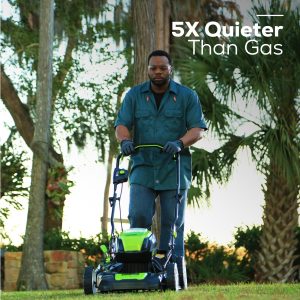 Greenworks 80V 21" Self Propelled Mower 5Ah Battery & Charger - Image 6