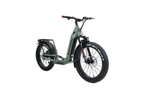 Bakcou Grizzly Electric Scooter 48V 21Ah 1000W Rear Hub Motor Full Suspension All-Terrain Fat Tires - Image 3