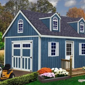 Best Barns Hampton 12×20 Wood Storage Shed Kit