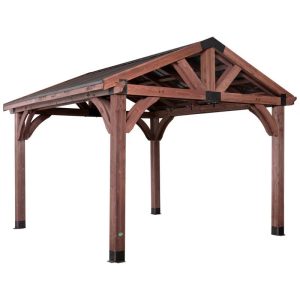 Arlington 12′ X 12′ Solid Wood Patio Gazebo - Image 10