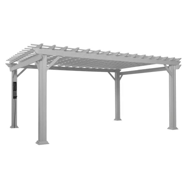 16′ X 12′ Traditional Steel Pergola - Image 3