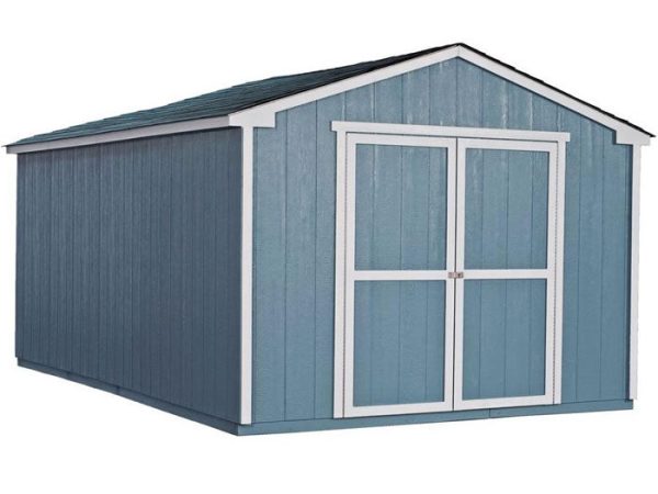 Handy Home Cumberland 10×16 Wood Shed Kit w/ Floor