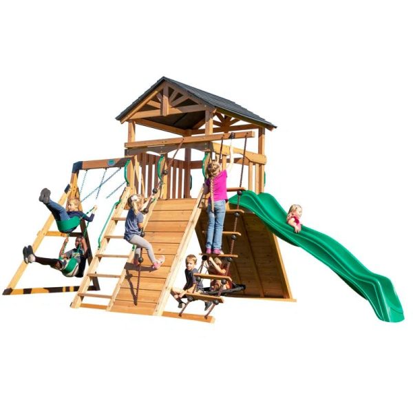 Endeavor All Cedar Wooden Swing Set - Image 13