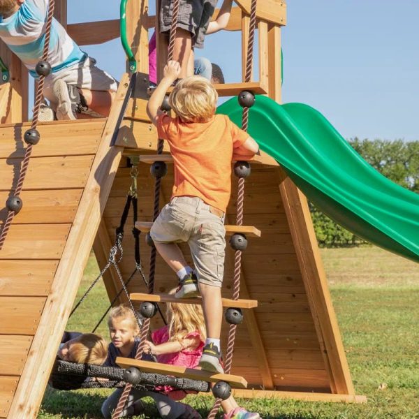 Endeavor All Cedar Wooden Swing Set - Image 8