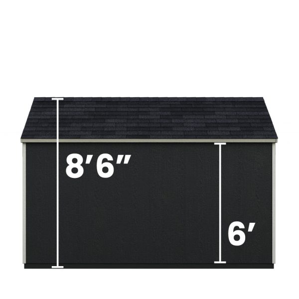 Handy Home Greenbriar 8 ft. W x 12 ft. D Wood Storage Shed - Image 5