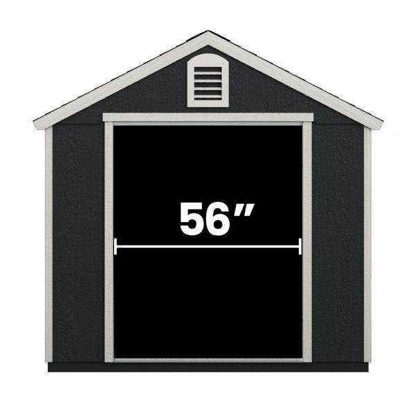 Handy Home Greenbriar 8 ft. W x 12 ft. D Wood Storage Shed - Image 3