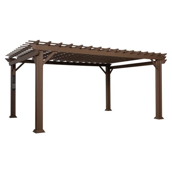 16′ X 12′ Traditional Steel Pergola - Image 2