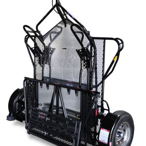 Dual Ride-Up SRL Folding Motorcycle Trailer - Image 8