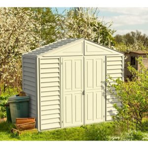 DuraMax 10.5ft x 2.75ft SidePro Vinyl Shed with Foundation Kit - Image 2