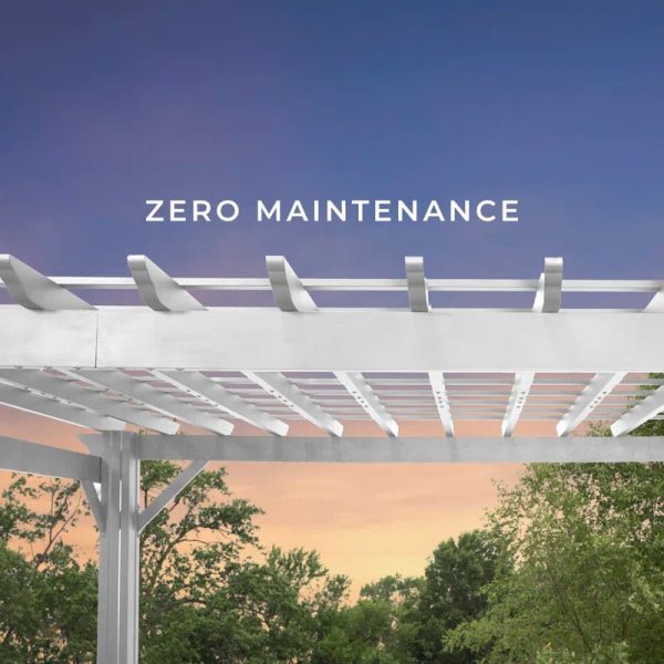 16′ X 12′ Traditional Steel Pergola - Image 9