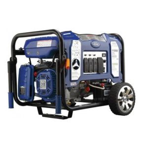 Ford 11050/9000-Watt Dual Fuel Gasoline/Propane Powered Electric/Recoil Start Portable Generator with 457 CC Ducar Engine