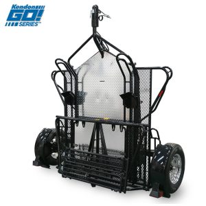 Go! Series Dual Rail Ride-Up Folding Motorcycle Trailer - Image 6