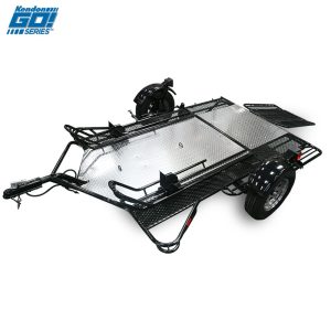 Go! Series Dual Rail Ride-Up Folding Motorcycle Trailer - Image 7